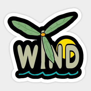 Wind Power Sticker